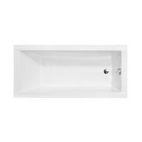 BADEWANNE Rechteck MODERN SLIM 170/70 Ablauf & Füße - Weiß, Kunststoff (70/58.5/170cm) - bad land
