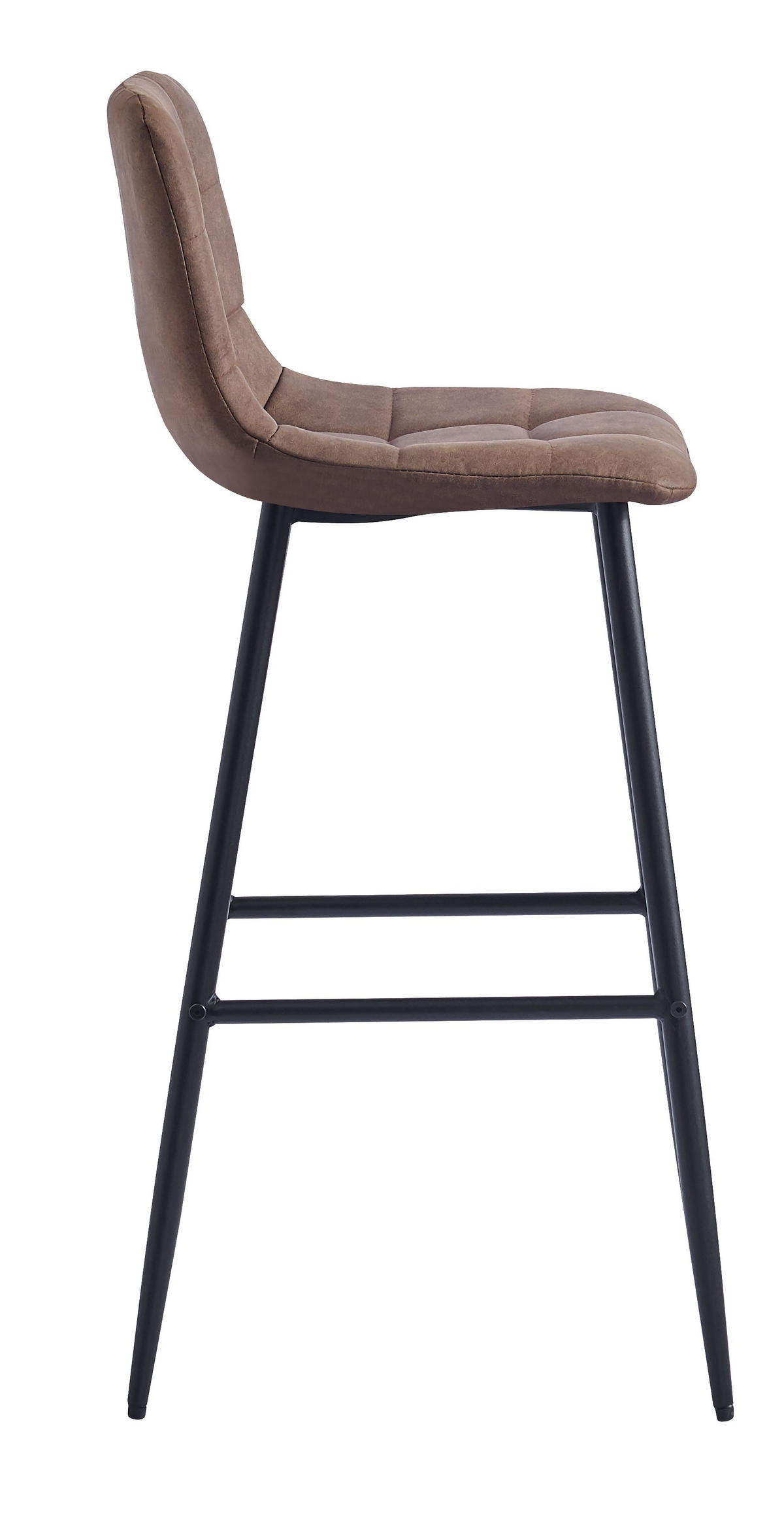 BARHOCKER 2er-Set Metall Braun - Braun, Metall (46.5/102/46.5cm) - Nordlys