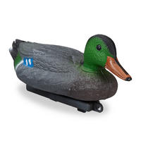 KACHNA na rybníku - antracitová, plast (40/15/18.5cm) - Relaxdays