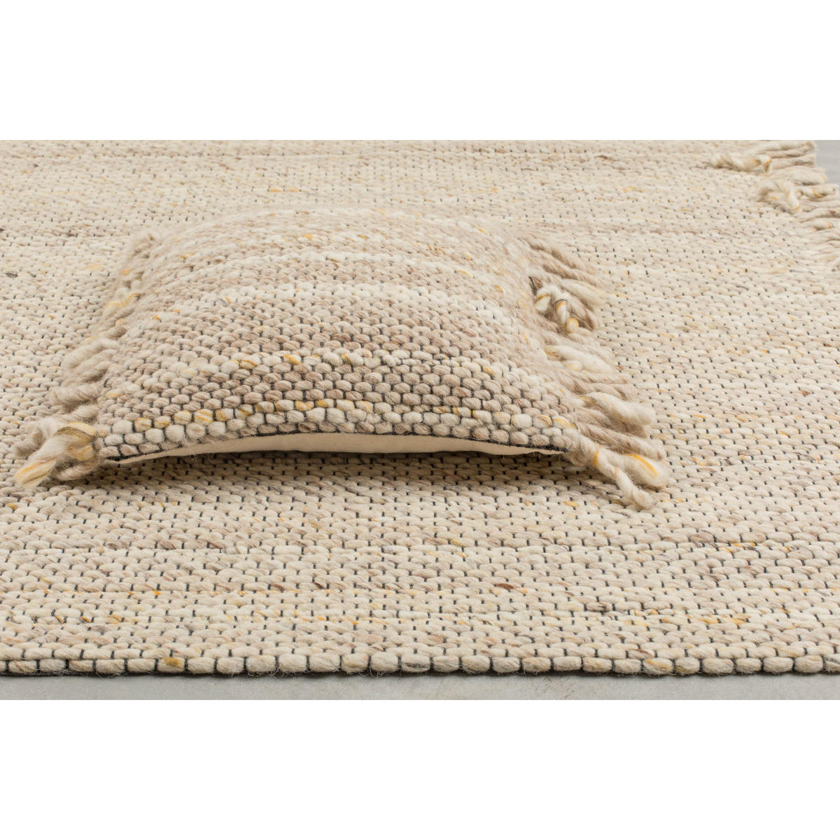 TEPPICH Frills 170x240 cm Beige/ Gelb - Beige, Textil (170/240cm) - Zuiver