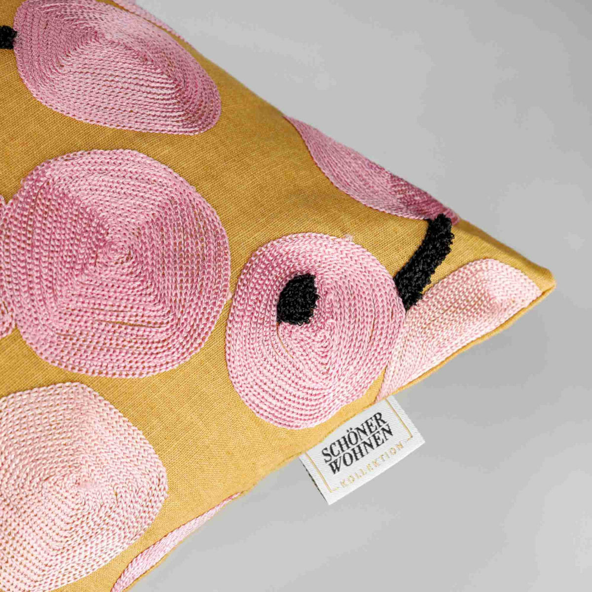 KISSENHÜLLE JUICY - Cognac, Naturmaterialien (45/45cm) - Schöner Wohnen