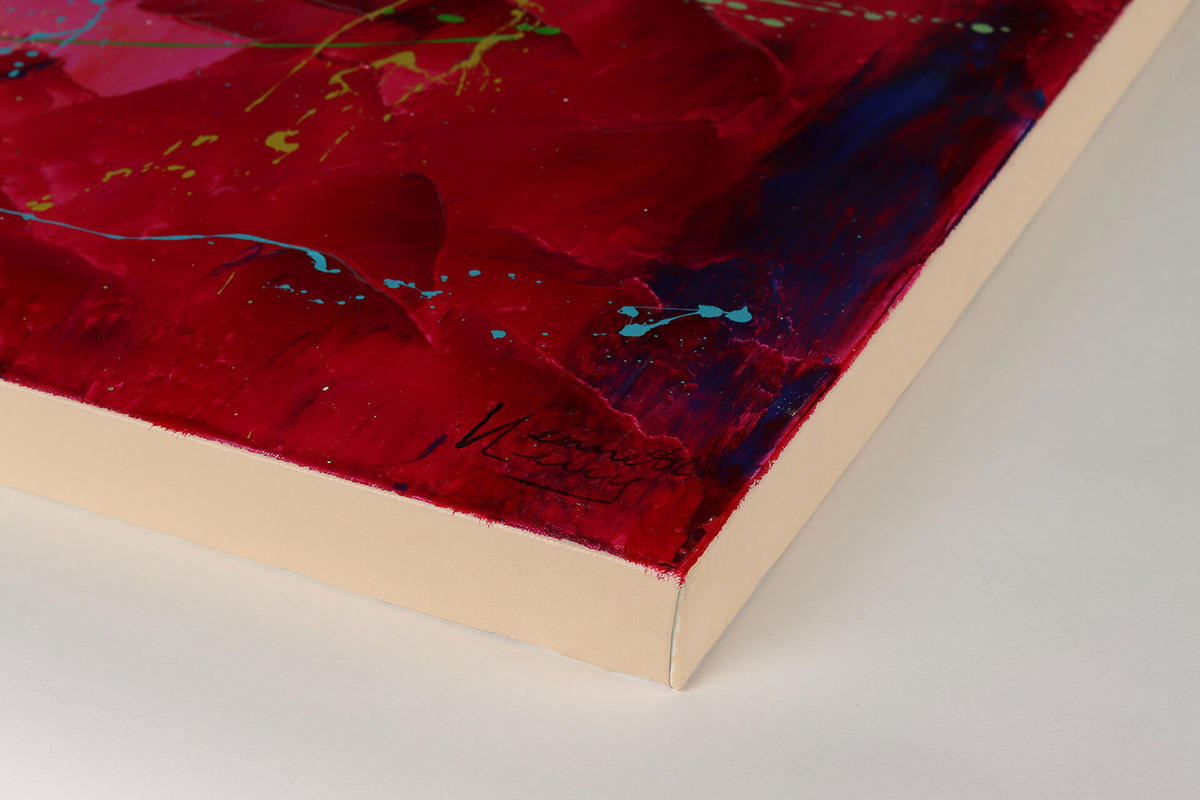 ÖLGEMÄLDE 150/50 cm - Multicolor, Holz/Textil (1.94/50cm) - KUNSTLOFT