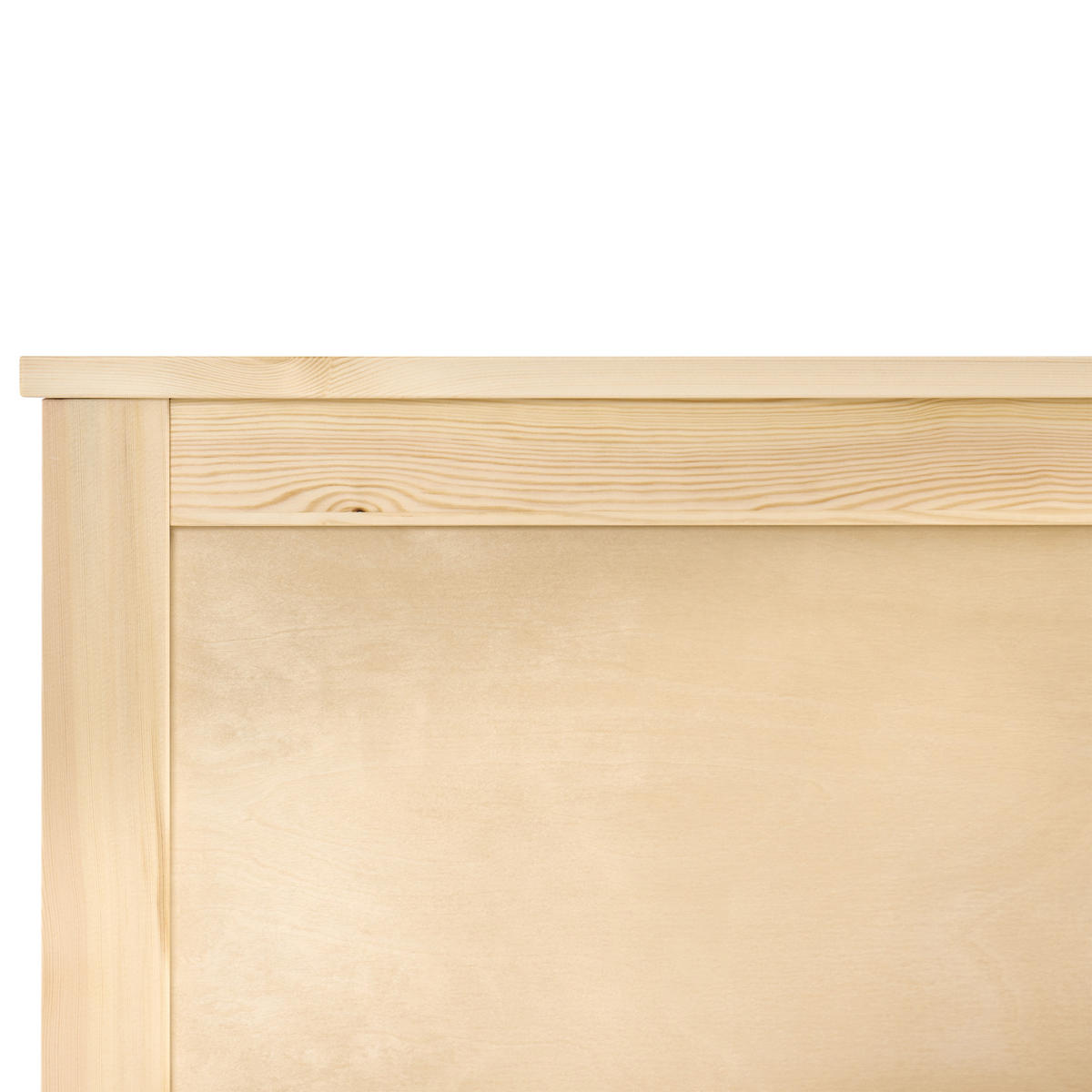BETT mit Lattenrost 140/200 cm Kiefernholz Hellbraun Dauphin - Hellbraun, Holz (140/200cm) - Beliani