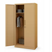 MEHRZWECKSCHRANK DAWID - Beige, Metall (90/185/45cm) - Jan Nowak