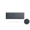 KOPFTEIL gepolstert MODENA Aqualine 130x55x8 cm - Dunkelgrau - Moonia - Dunkelgrau, Holz (130/8/55cm)