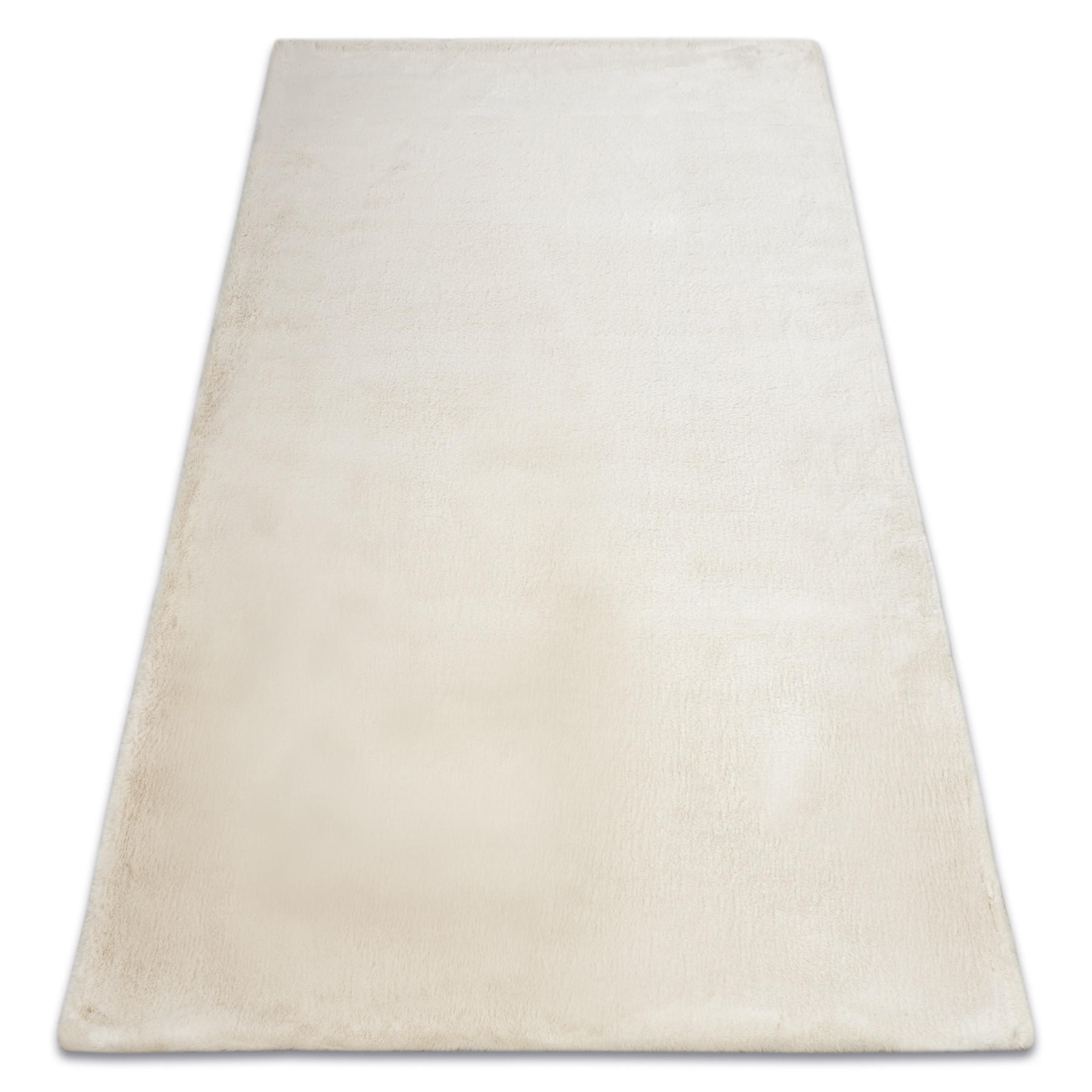 MATTA BUNNY elfenben IMITATION AV KANINSPEL 200/290 cm - Beige, Textil (200/290cm) - rugsX