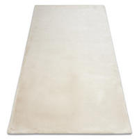 MATTA BUNNY elfenben IMITATION AV KANINSPEL 200/290 cm - Beige, Textil (200/290cm) - rugsX