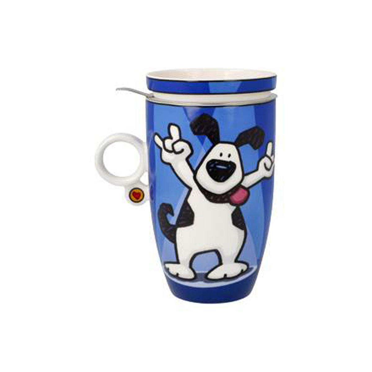 TEETASSE Ed Heck - Rock On, Fine Bone China - Multicolor, Keramik (0.45L) - Goebel
