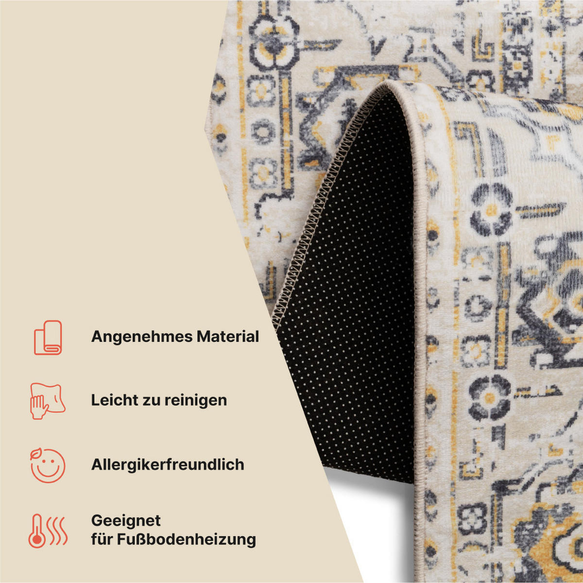 TEPPICH ASH Beige 200/300 cm - Beige, Textil (200/300cm) - Tapiso