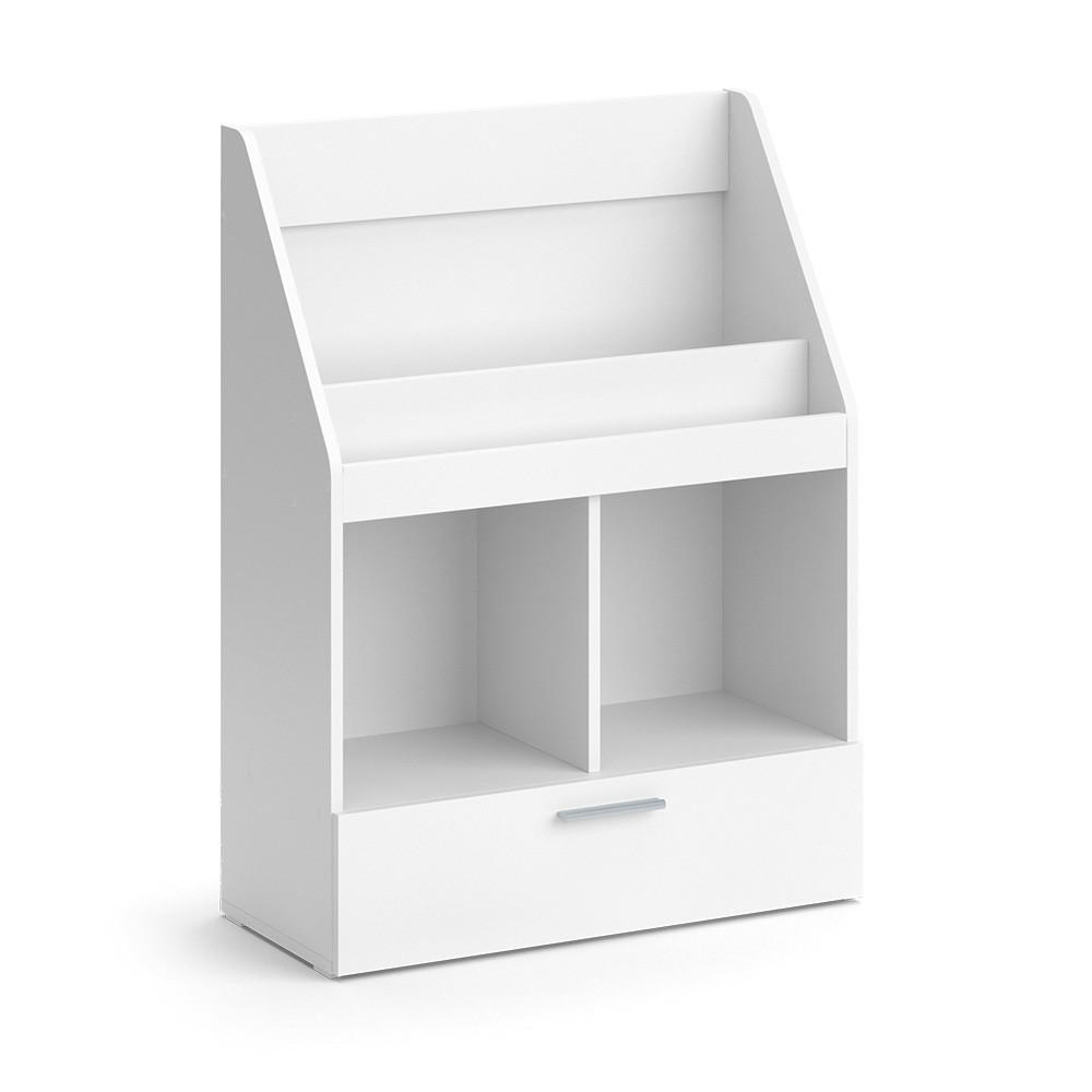 BÜCHERREGAL Luigi Weiß 72 x 96.2 cm ohne Faltboxen - Weiß, Holzwerkstoff (72/96.2/31.2cm) - Vicco
