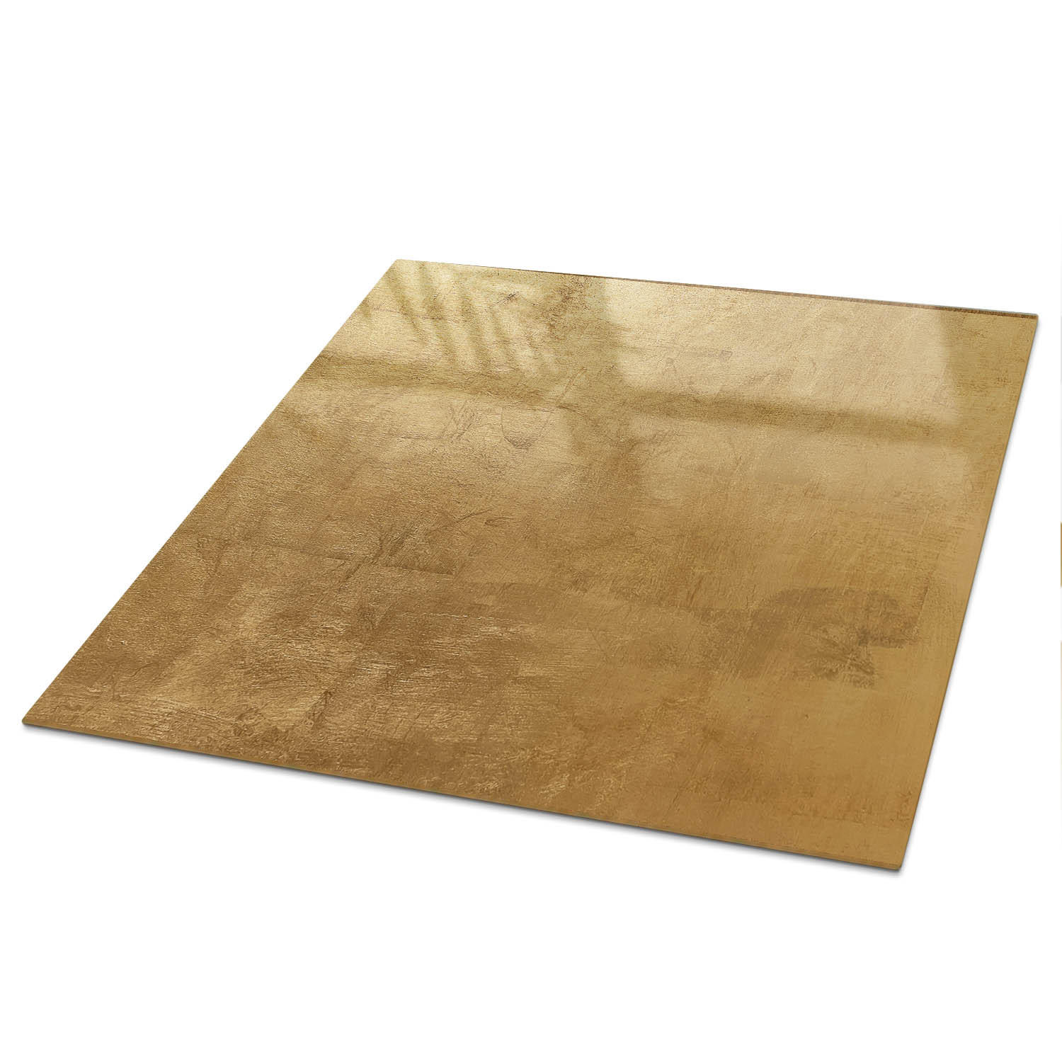 TISCHPLATTE 50x50 cm – Warme Textur - Beige, Glas (50/50/0.4cm) - Wallfluent