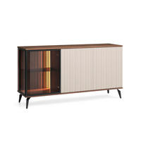 SIDEBOARD VICI Beige 154x39x80 cm - Beige, Holzwerkstoff (154/80/39cm) - FURNLUX