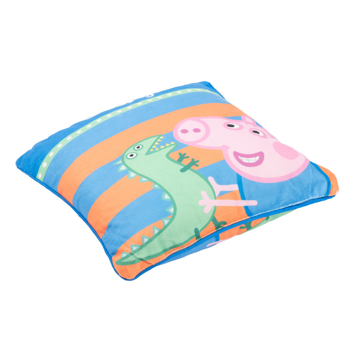 KINDERKISSEN Peppa Wutz George / Schorsch Blau 30 x 30 cm - Blau, Textil (30/30cm) - United Labels
