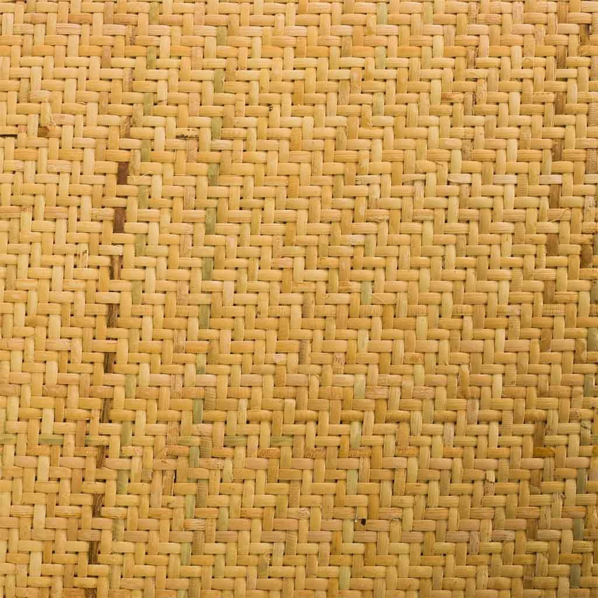 HOCKER aus Holz und Rattan, weiß, 45x53x75cm - Weiß, Holz (45/116/53cm) - Wanderlust