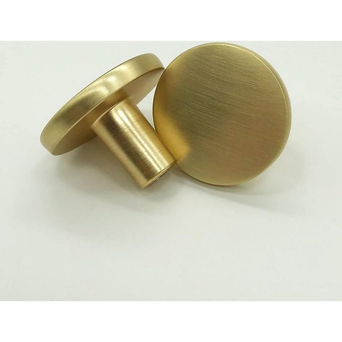 KNAUFGRIFF 4er-Set Gold Kupfer 33 x 33 x 20 mm Schrank Beschläge - Goldfarben, Metall (3.3/2/3.3cm) - MCBOSON