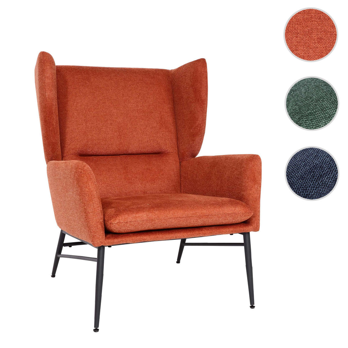 LOUNGE-SESSEL Braun - Braun, Textil (73/96/82cm) - MCW