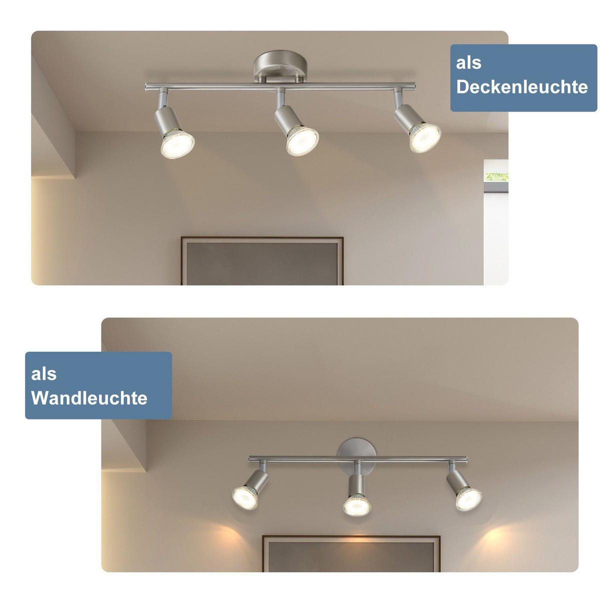 STRAHLER Max 40/8/14 cm - Silberfarben, Metall (40/8/14cm) - Nettlife
