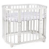 BABYBETT WHITE, 5in1 mit Matratze - Weiß, Holz (65.5/92cm) - waldin