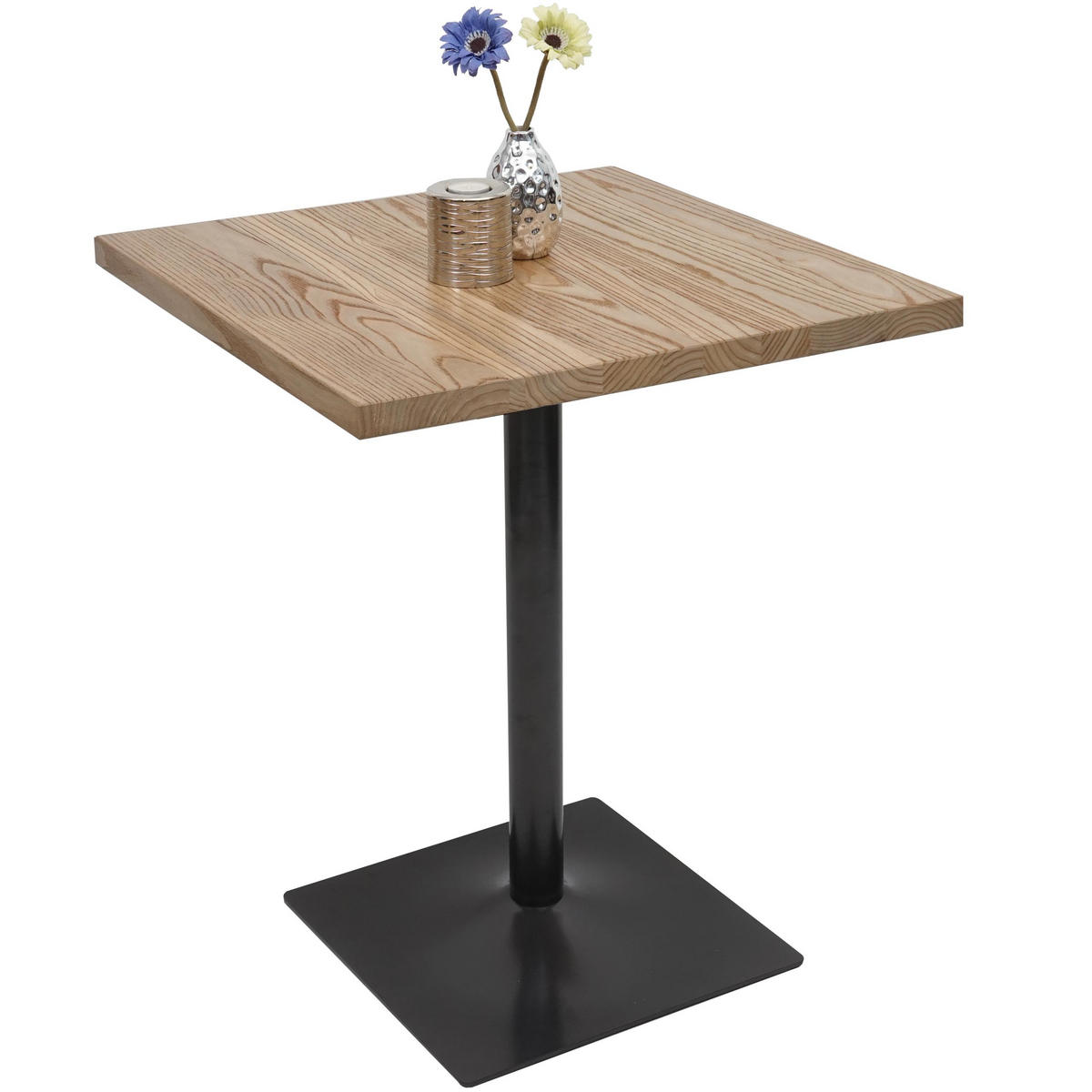 BISTROTISCH eckig Braun - Braun, Holz (70/70/75cm) - MCW