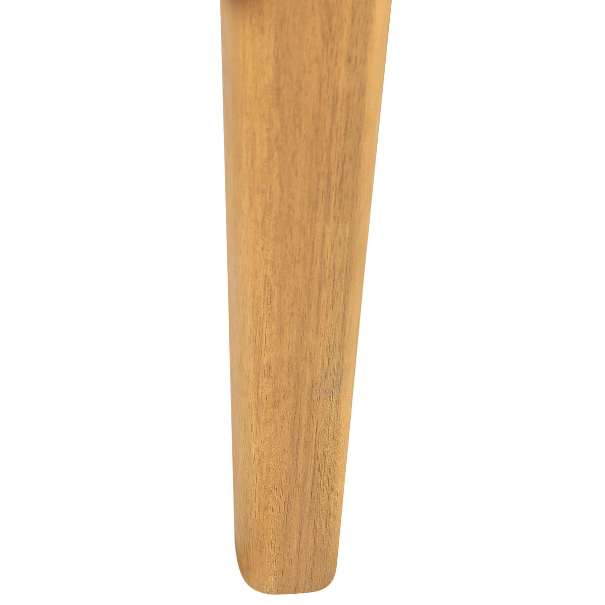 GARTENSOFA 2-Sitzer Akazienholz hellbraun Auflagen creme Baratti - Hellbraun/Weiß, Holz (122/76/65cm) - Beliani