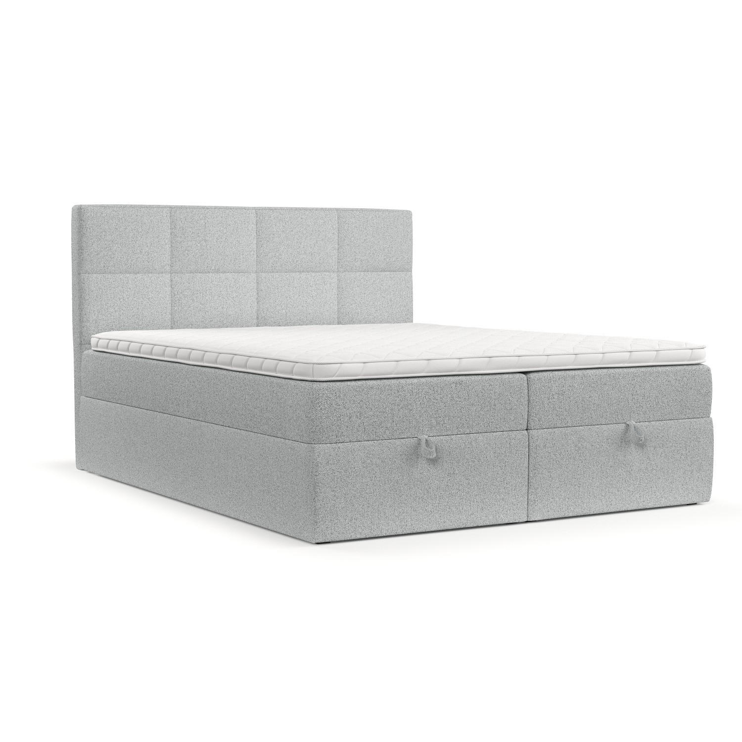 AltaBeds Boxbett Hellgrau 160x200 cm