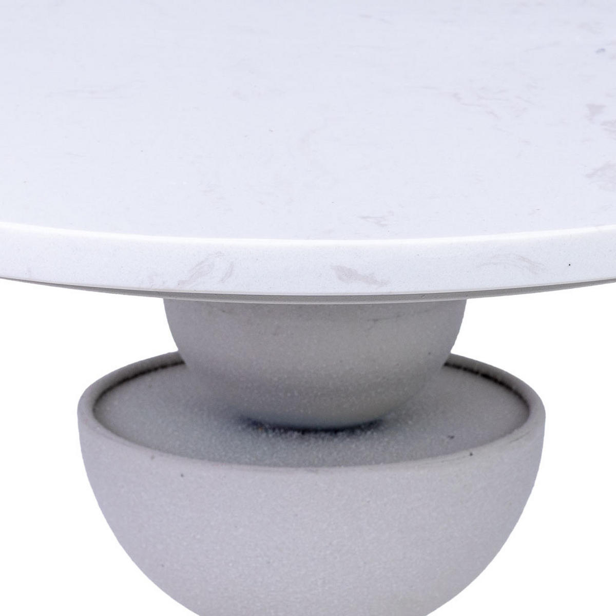 TISCH aus Metall und Holz, weiß, 41x45cm - Weiß, Metall (40.5/40.5/45cm) - Wanderlust