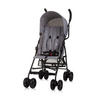 BUGGY Point grau 5-Punkt-Gurt, Rückenlehne verstellbar, Korb - Grau, Metall (66/46/100cm) - Chipolino