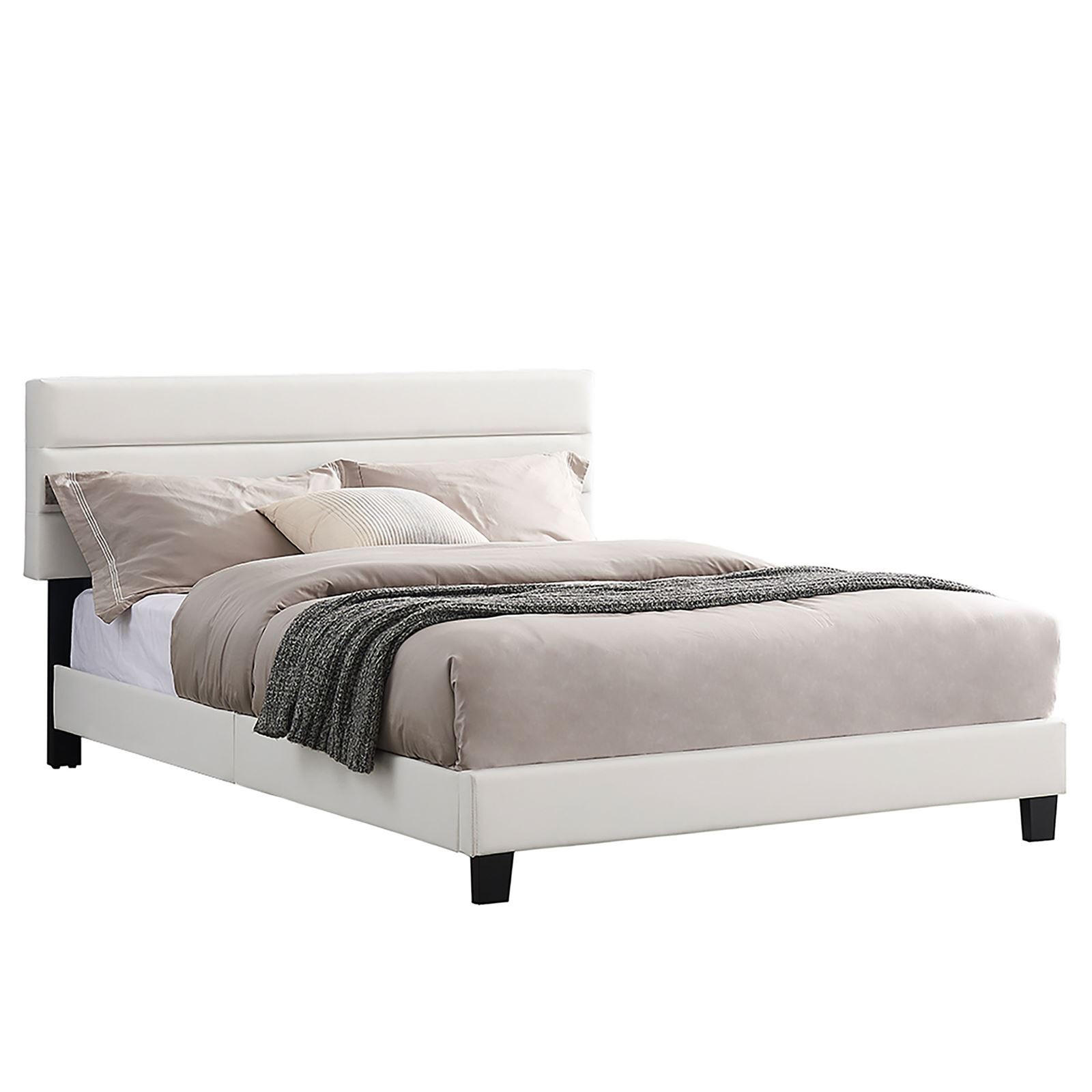 POLSTERBETT BEDFORD 140X200 CM - Weiß, Textil (140/200cm) - CARO-Möbel