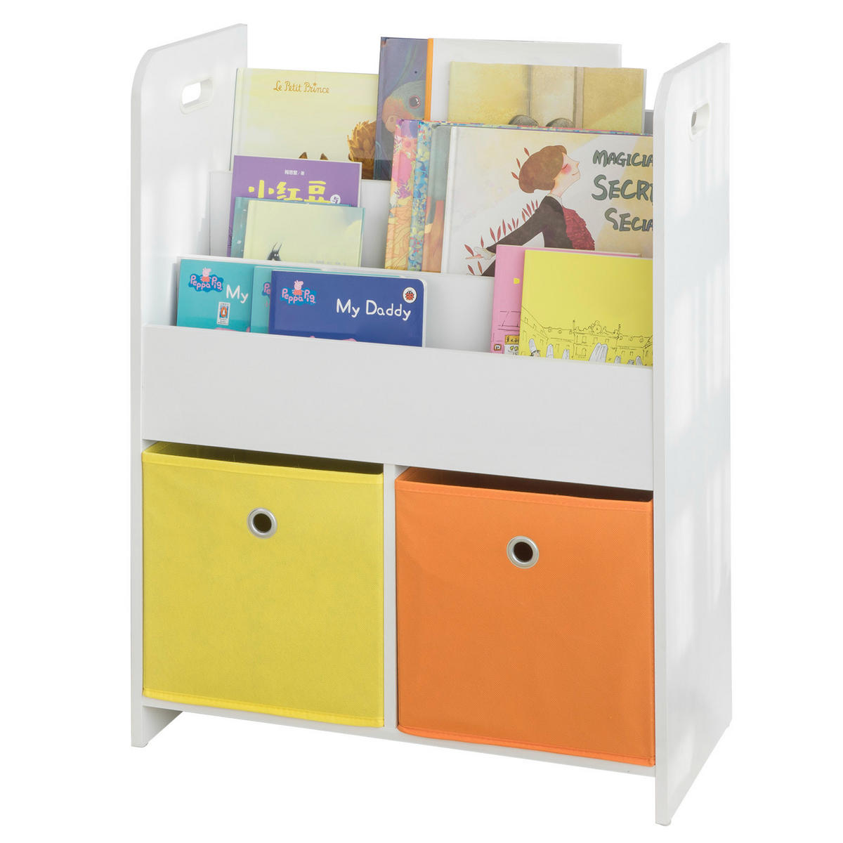KINDERREGAL Weiß - Weiß, Holzwerkstoff (58/76/27cm) - SoBuy