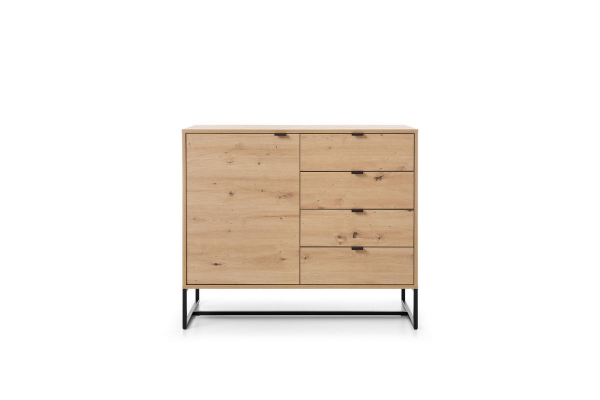 SIDEBOARD BEIGE - Beige, Holzwerkstoff (103/89/39cm) - FURNLUX
