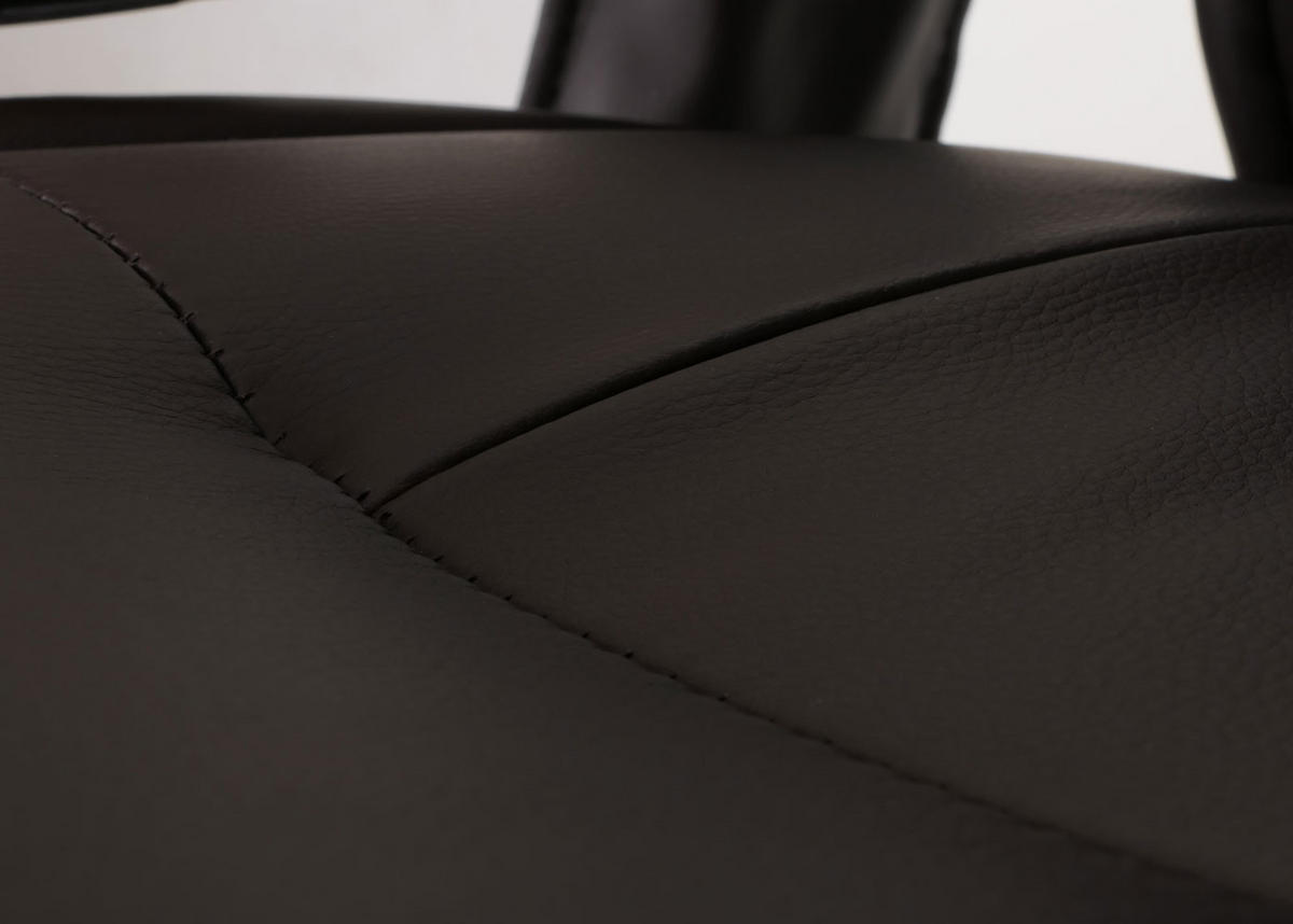 MASSAGESESSEL Athene HxBxT 118x69x143cm Massagesessel Kunstleder Coffee - Braun, Kunststoff (69/118/143cm) - BERLINLODGE