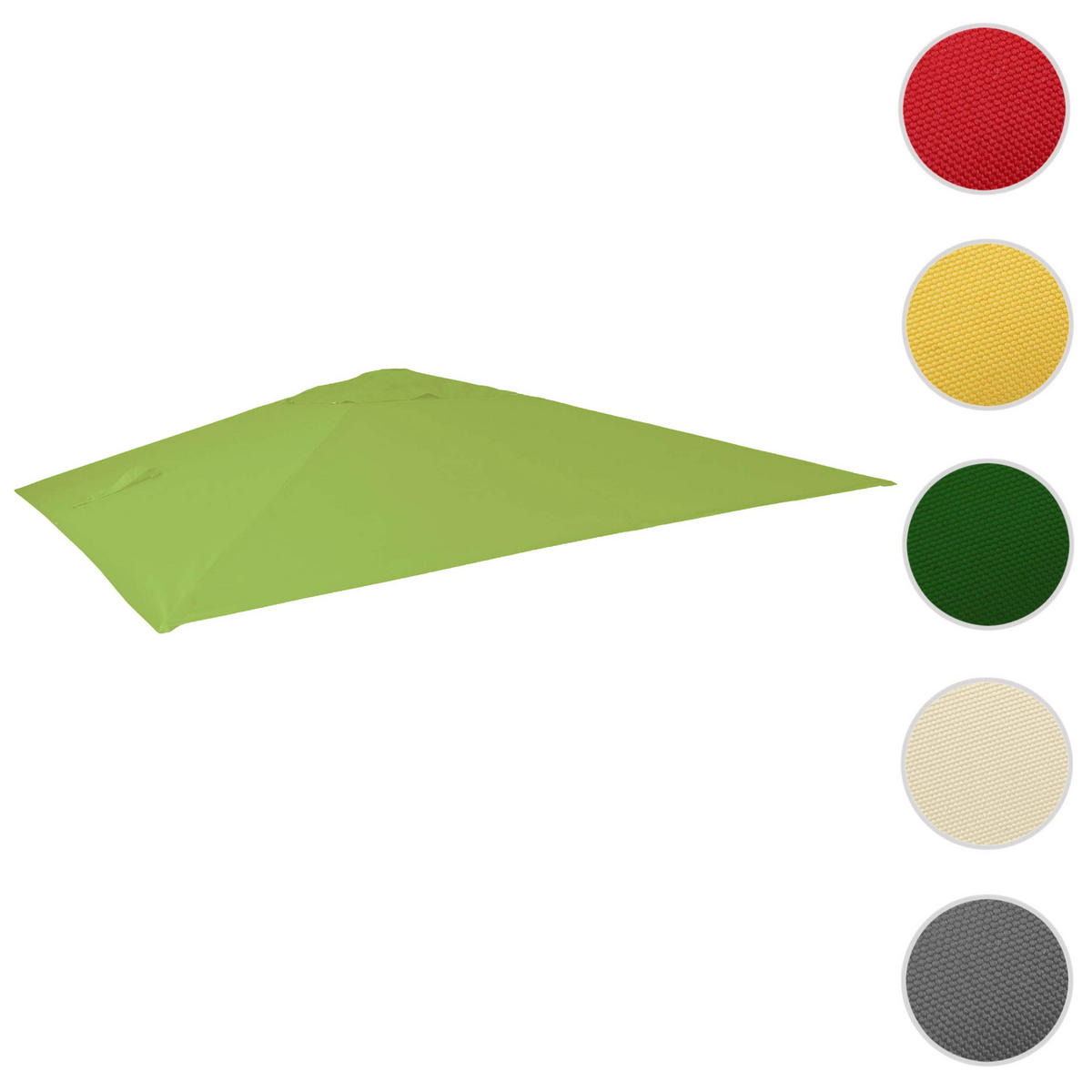 ERSATZ-BEZUG FÜR SCHIRM Hellgrün - Hellgrün, Textil (335/335cm) - MCW