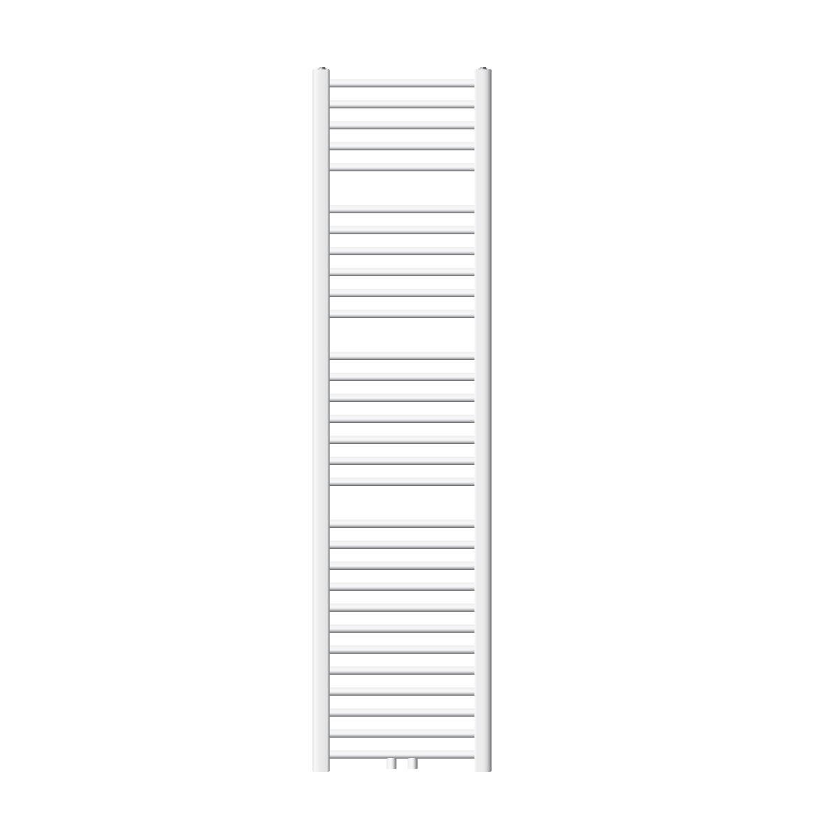 BADHEIZKÖRPER Sahara 400x1800 mm Weiß gerade mit Mittelanschluss - Weiß, Metall (40/180/3cm) - LuxeBath