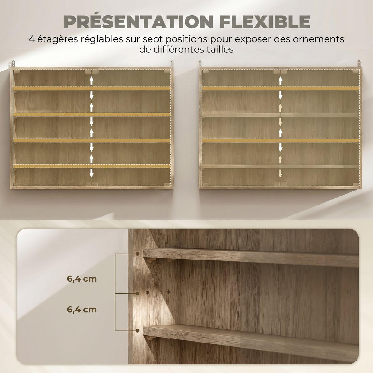 BÜCHERREGAL 80/9,5/60 cm Grau - Grau, Karton (80.01/59.69/9.53cm)
