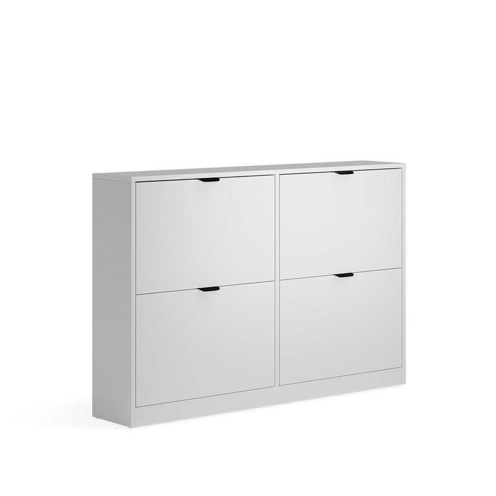 Vicco BOTNÍK NA BOTY Gizmo, Bílá, 115 x 77.6 cm s 2x2 přihrádkami