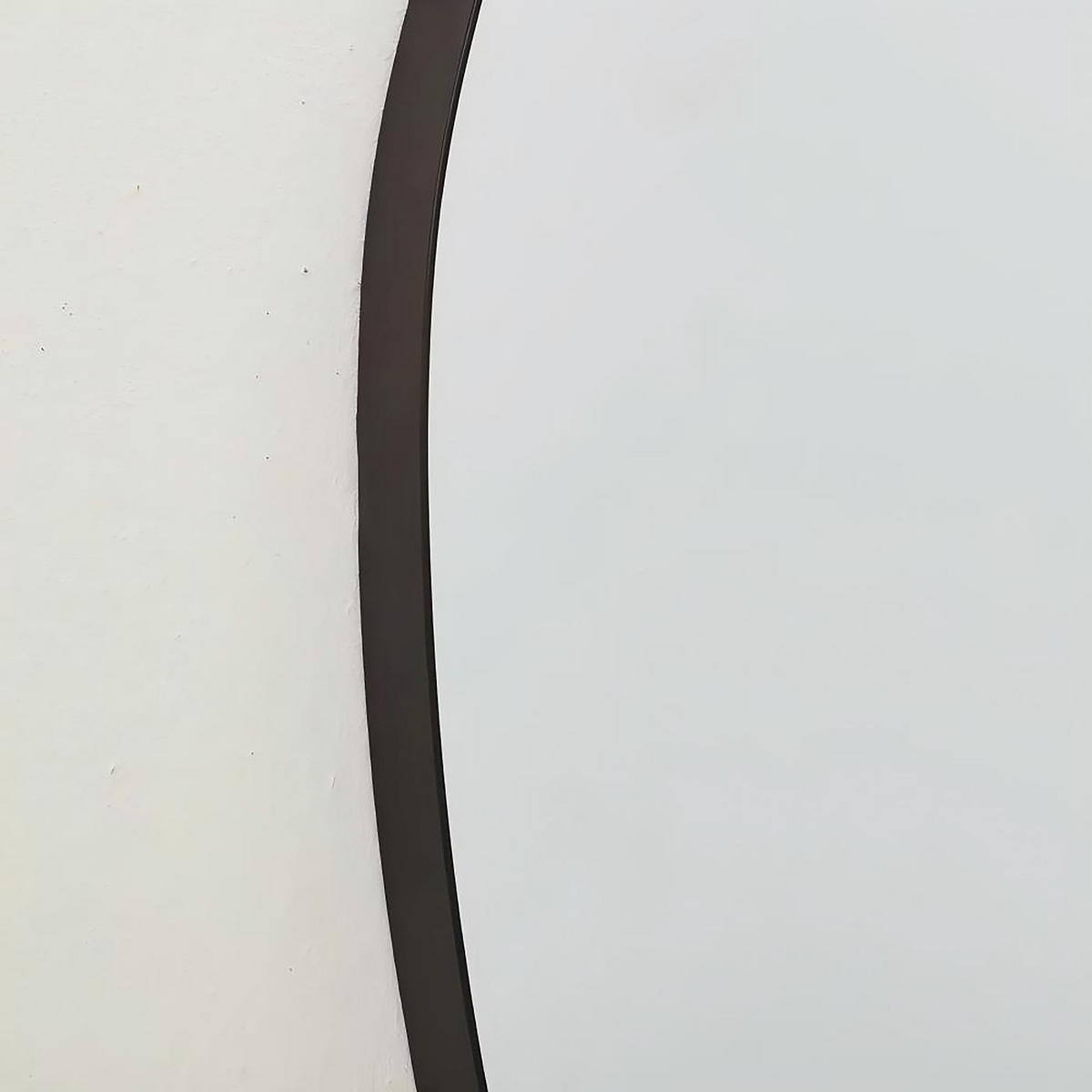 SPIEGEL - Schwarz - Schwarz, Holzwerkstoff/Metall (52/87/2.5cm) - home24