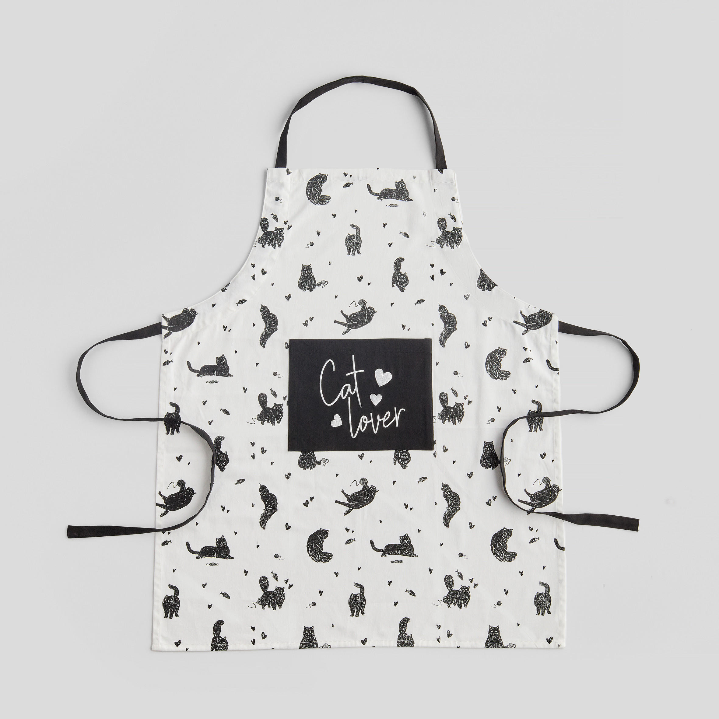 SCHÜRZE Kitki - Schwarz, Textil (70/85cm) - home&you