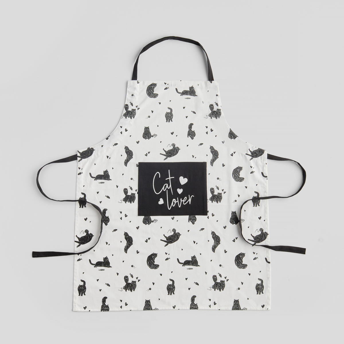 SCHÜRZE Kitki - Schwarz, Textil (70/85cm) - home&you