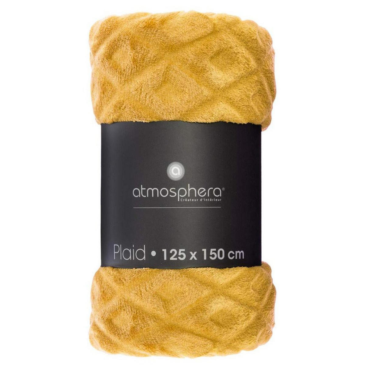 WOHNDECKE 125/150 cm - Gelb, Textil (125/150cm) - Atmosphera Createur d´interieur