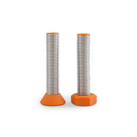 SALZ- & PFEFFERSTREUER Biegsie! , 2er Set , Orange - Orange, Metall (3.7/12.5/8cm) - Take2