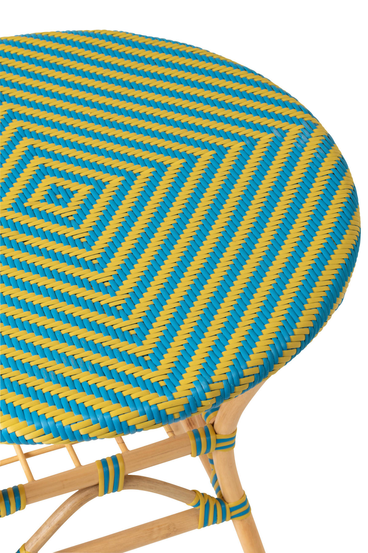 ESSTISCH GEO Gelb - Gelb, Naturmaterialien (70/70/75cm) - J-Line