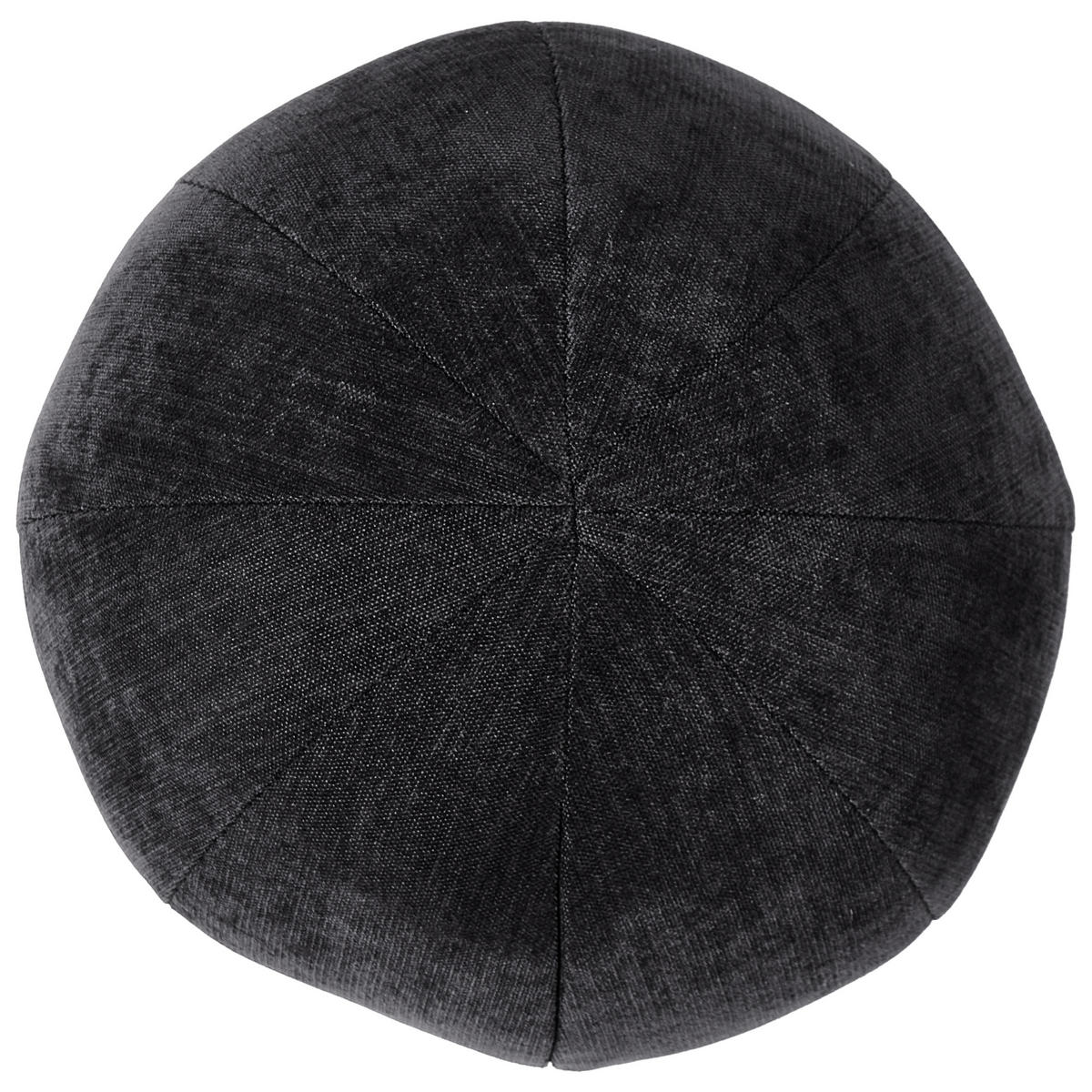 POHOVKA 3-místná Žinylková látka Černá Leiren - černá, textil (224/68/87cm) - Beliani