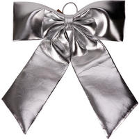 SCHLEIFE Basic Silber 68X80 cm Kunststoff - Silberfarben, Kunststoff (68/80/68cm) - Mondex