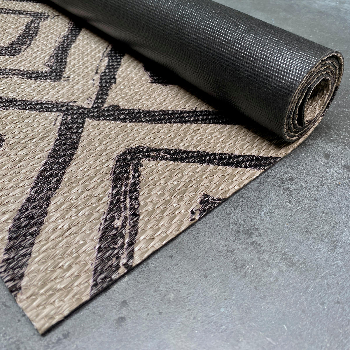 TEPPICH Premium en Vinyle Schwarzes Design 60x200 cm - Schwarz, Kunststoff (60/200cm) - STORESDECO