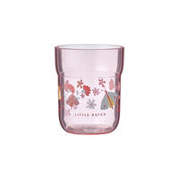 KINDER-TRINKGLAS Mio Flowers & Butterflies 250 ml - Pink, Kunststoff (0.25L) - Mepal