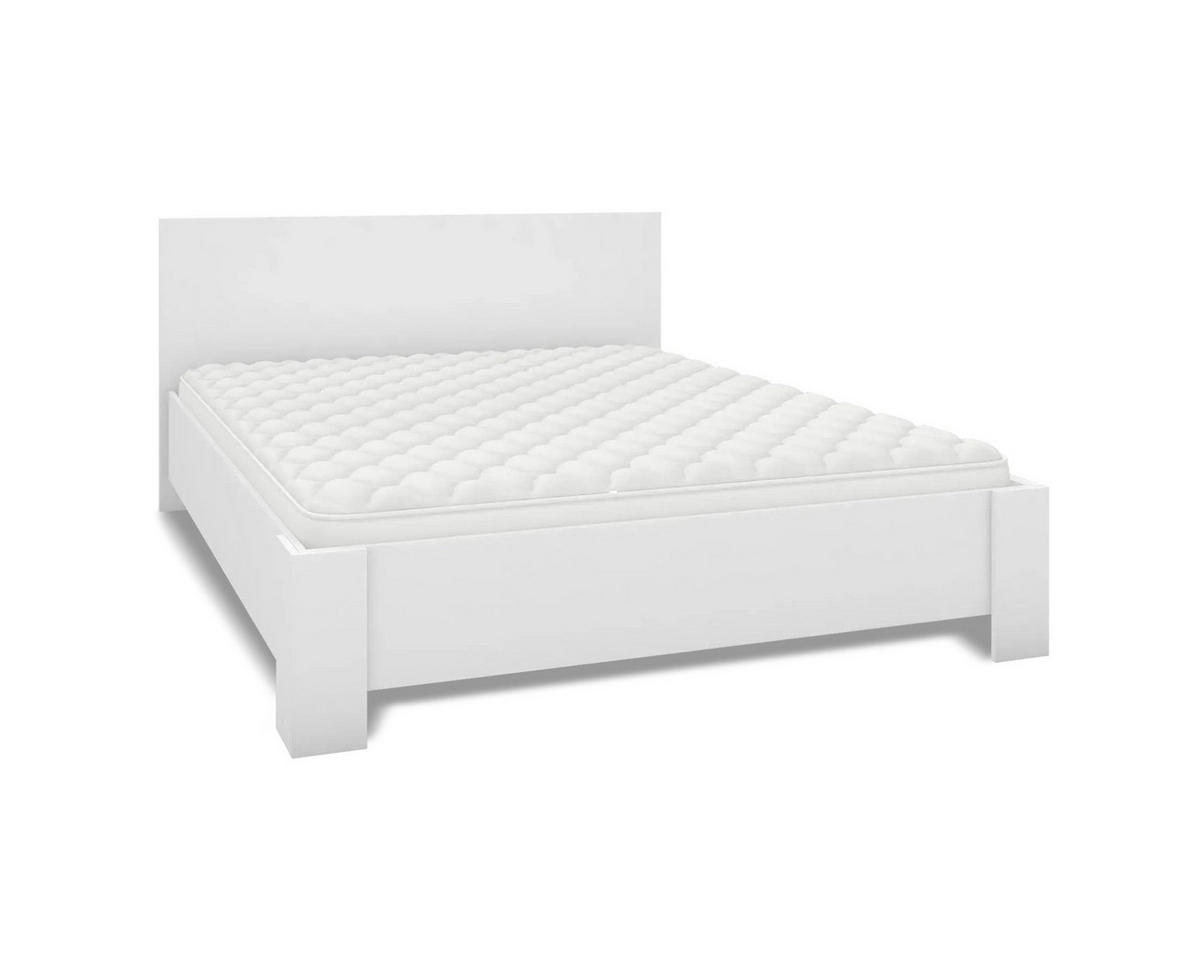 JUGENDZIMMER-SET SIMO G 3-teilig in Weiß - Weiß, Holzwerkstoff (409/180/207cm) - Deine Möbel 24