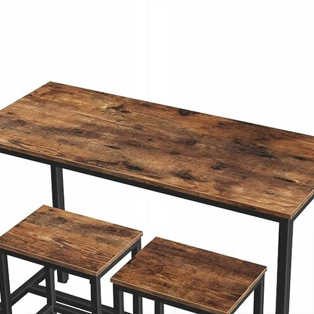 BAR-SET, 3-tlg. 100/40/90 cm - Braun, Holzwerkstoff (100/90/40cm)