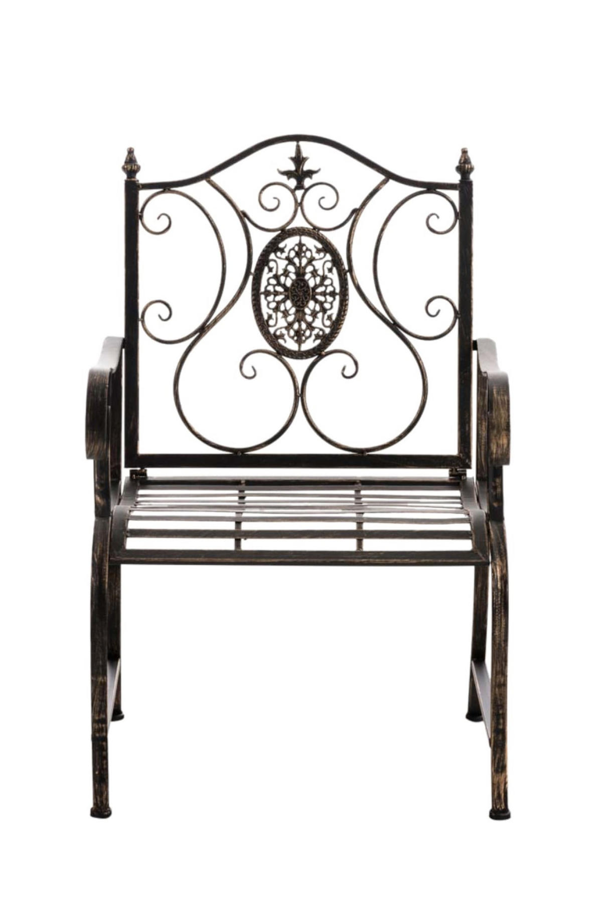 GARTENSTÜHLE Puncho - 2er Set bronze - Bronzefarben, Metall (62/94/53cm) - TPFGarden