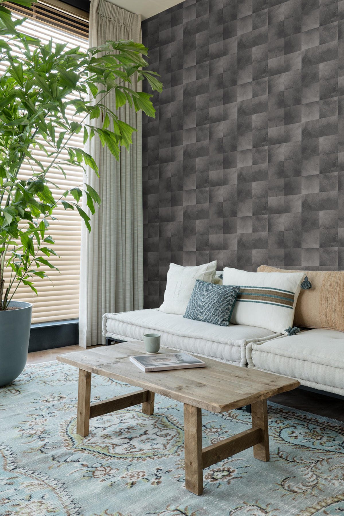 TAPETE Tierhautmuster 53 cm x 10.05 m - Grau, Papier (53/1000cm) - ESTAhome