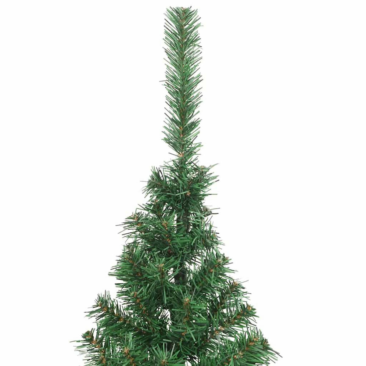 HALB-WEIHNACHTSBAUM Künstlicher Mit Ständer Grün 180 Cm Pvc - Grün, Kunststoff (180cm) - vidaXL